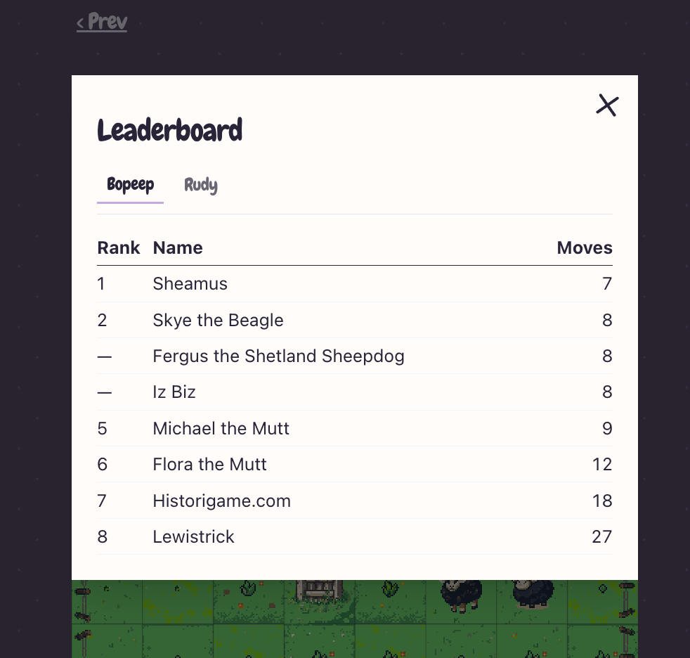 Bopeep game screenshot – sheep herding