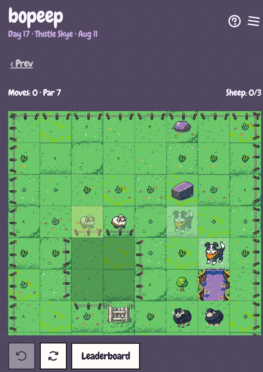 Bopeep game screenshot – gameplay