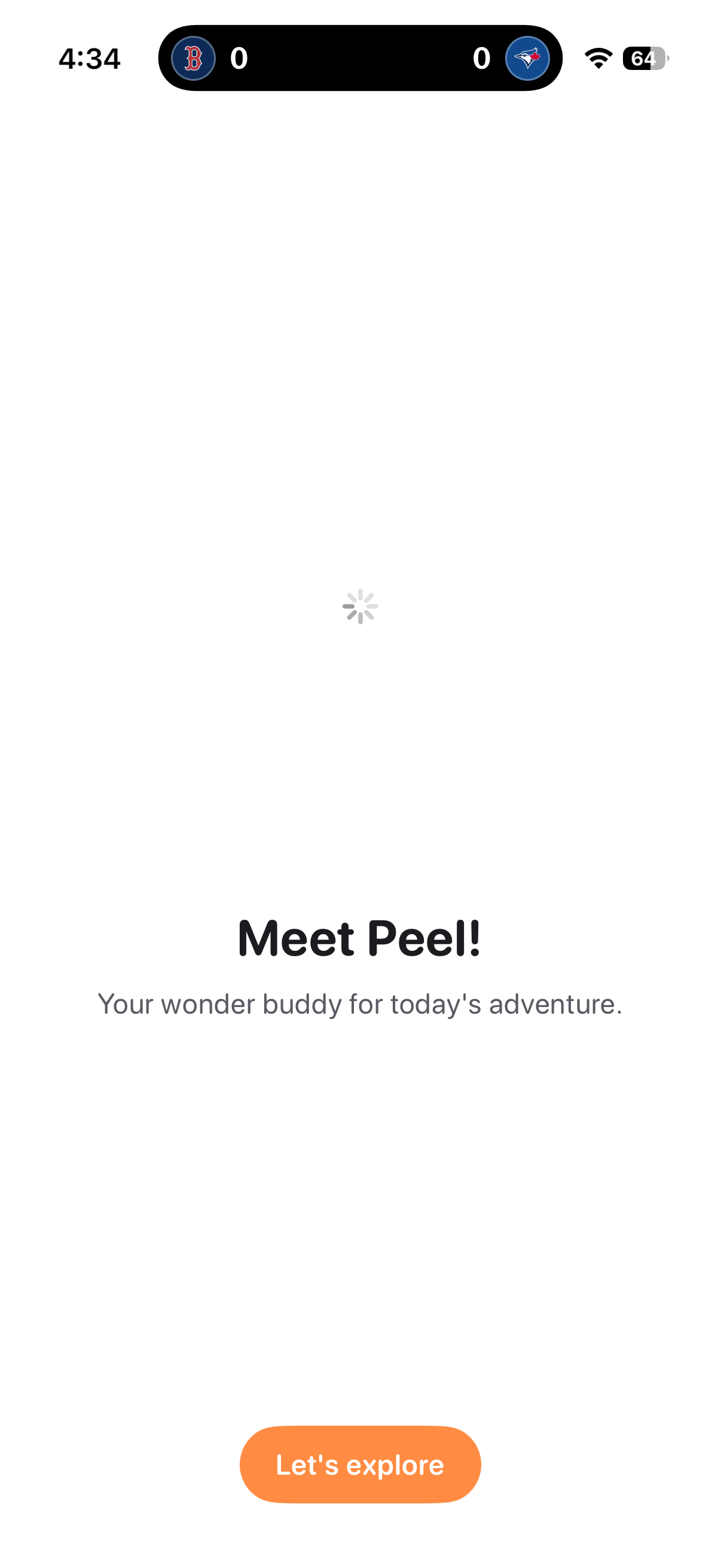 Tangents app screenshot – Peel character