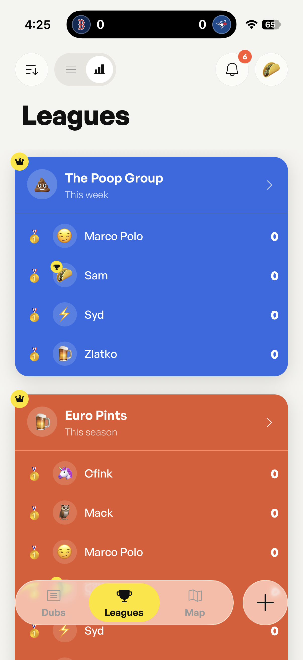 Dubs app screenshot – dub details
