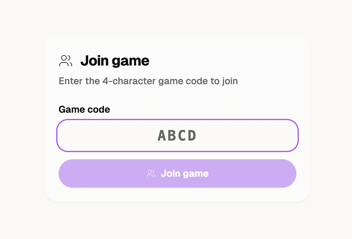 Tally app screenshot – game stats